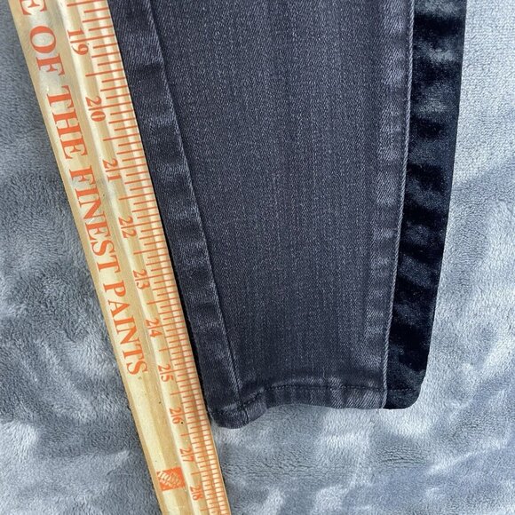 Good American Good Legs Jeans Womens 4/27 Black Skinny Ankle Stretch - Picture 7 of 10